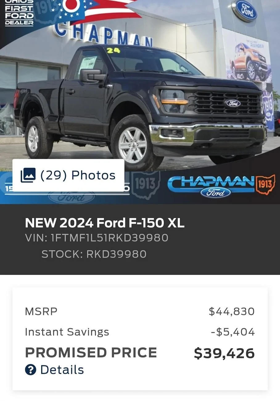 Ford F-150 Agate Black 2024 RCSB build Screenshot_20240703_025950_Chrom