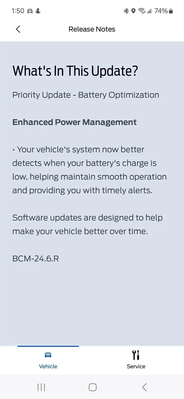 Ford F-150 Upcoming Update Notification....but no update Screenshot_20240717_135038_FordPass