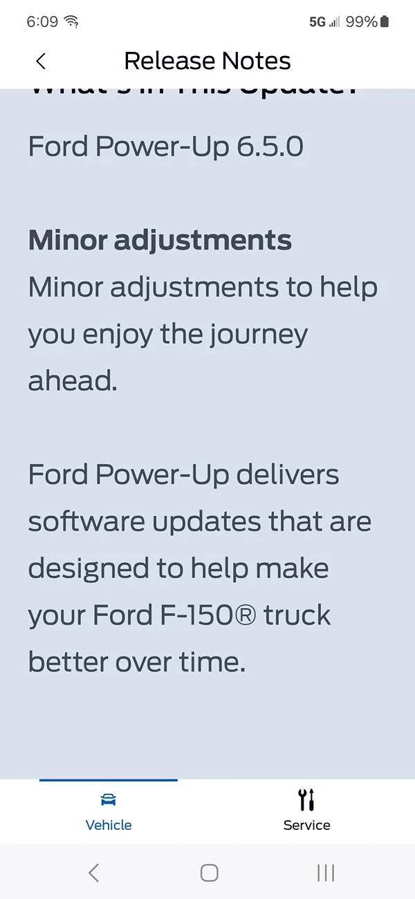 Ford F-150 OTA Updat6.5.0 - issues...again Screenshot_20240722_060948_FordPass