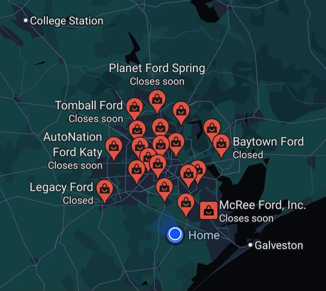 Ford F-150 Terrible Vibration When Hot Screenshot_20240820_201359_Maps