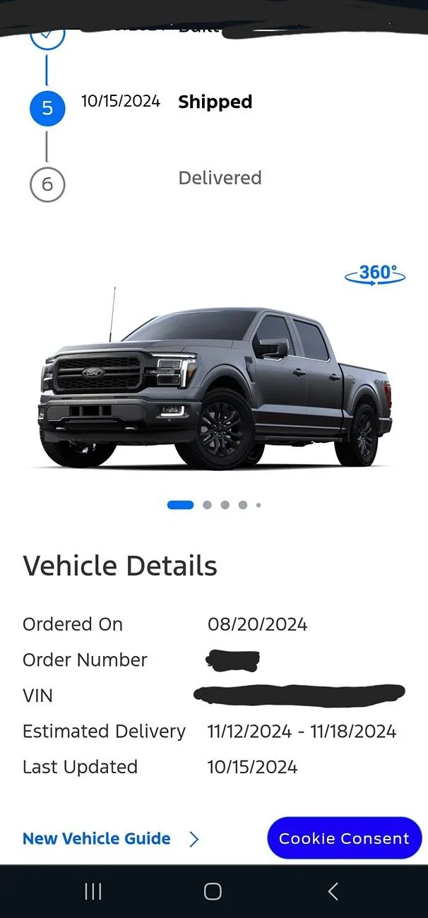 Ford F-150 2024 F-150 Scheduling This Week (8/22/24) for Production Weeks 9/30 - 10/14 Screenshot_20241016_090053_Chrom