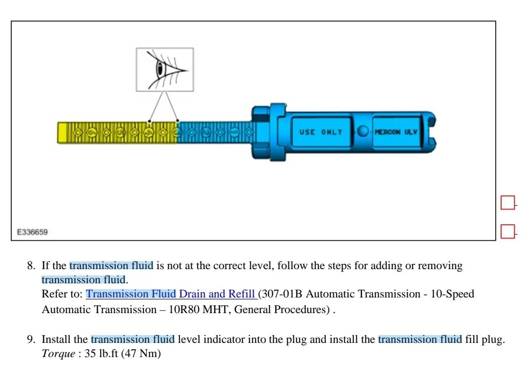 Ford F-150 Powerboost transmission drain and fill Screenshot_20241104_122514_OneDriv