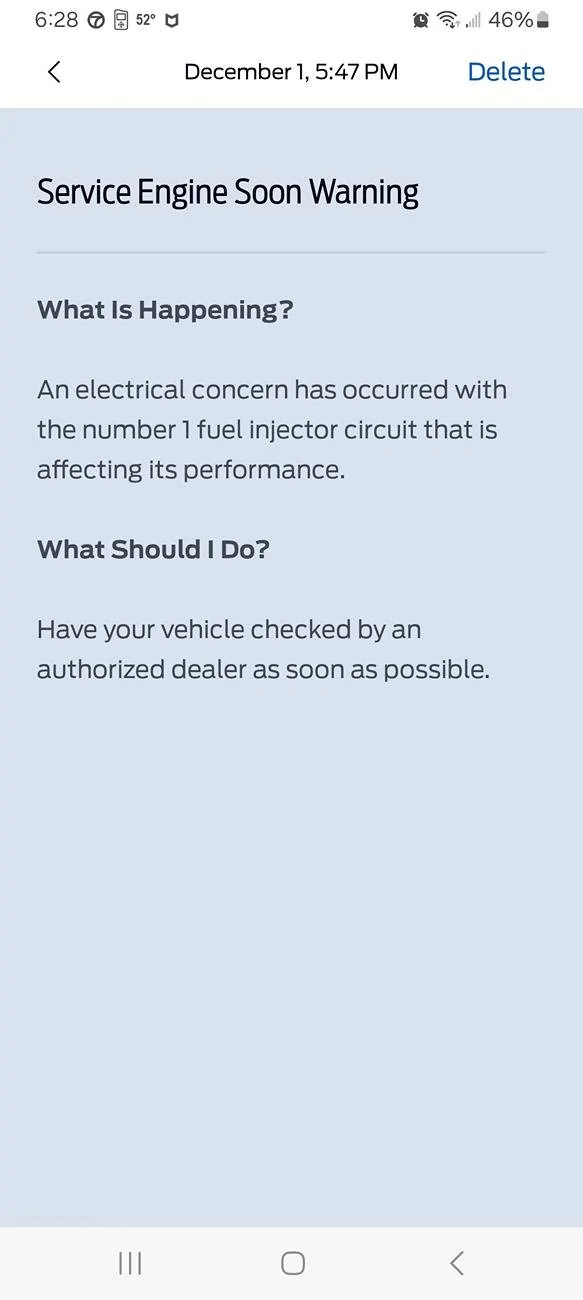Ford F-150 P02EE Injector Code Screenshot_20241201_182830_FordPass 1