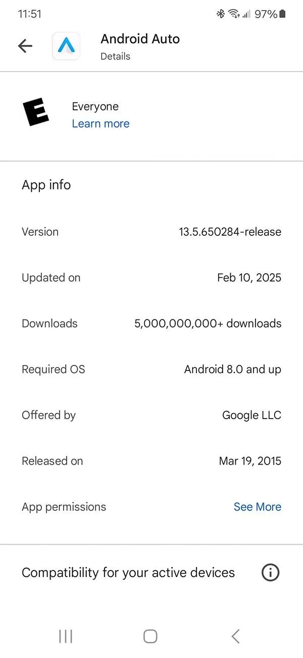 Ford F-150 Android Auto Issues? It's the app Screenshot_20250223_115142_Google Play Stor
