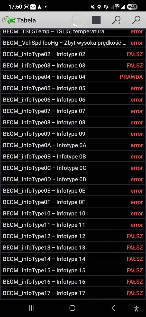 Ford F-150 F150 pb 3.5 2021 problem Screenshot_20250528_175057_FORScan Lit