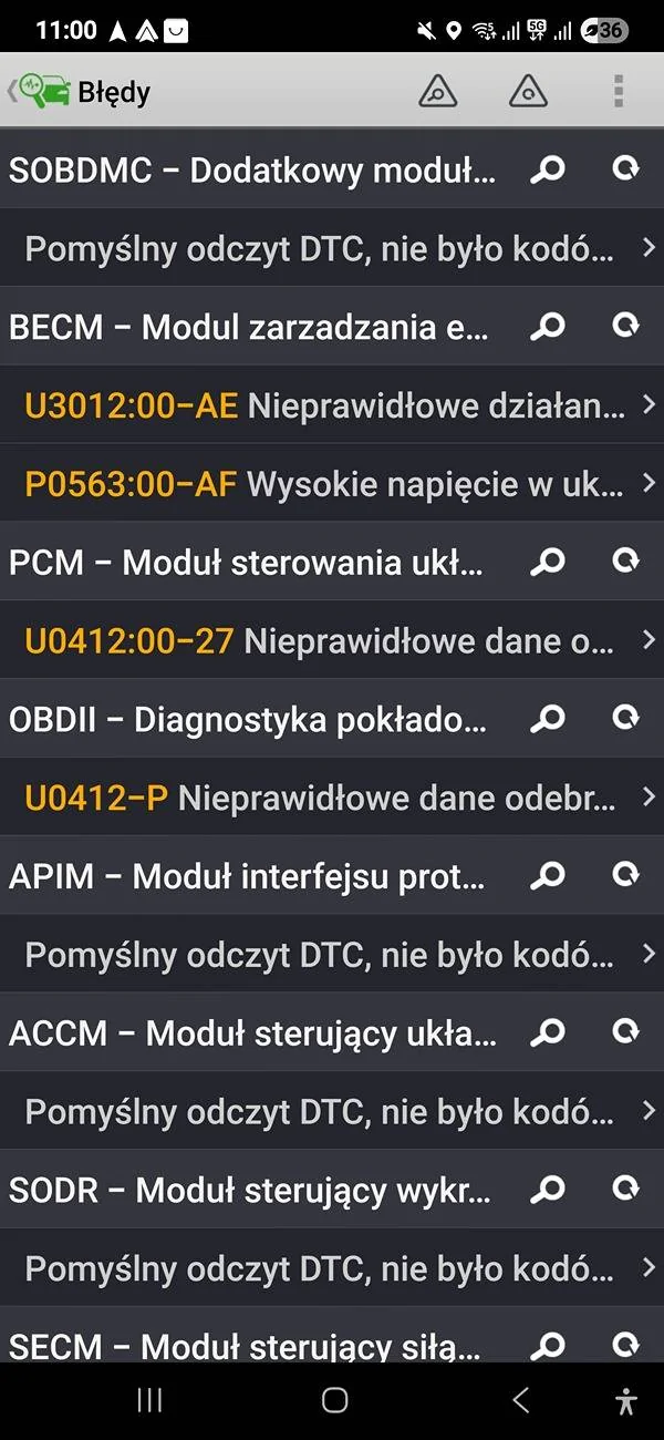 Ford F-150 F150 pb 3.5 2021 problem Screenshot_20250529_110004_FORScan Lit