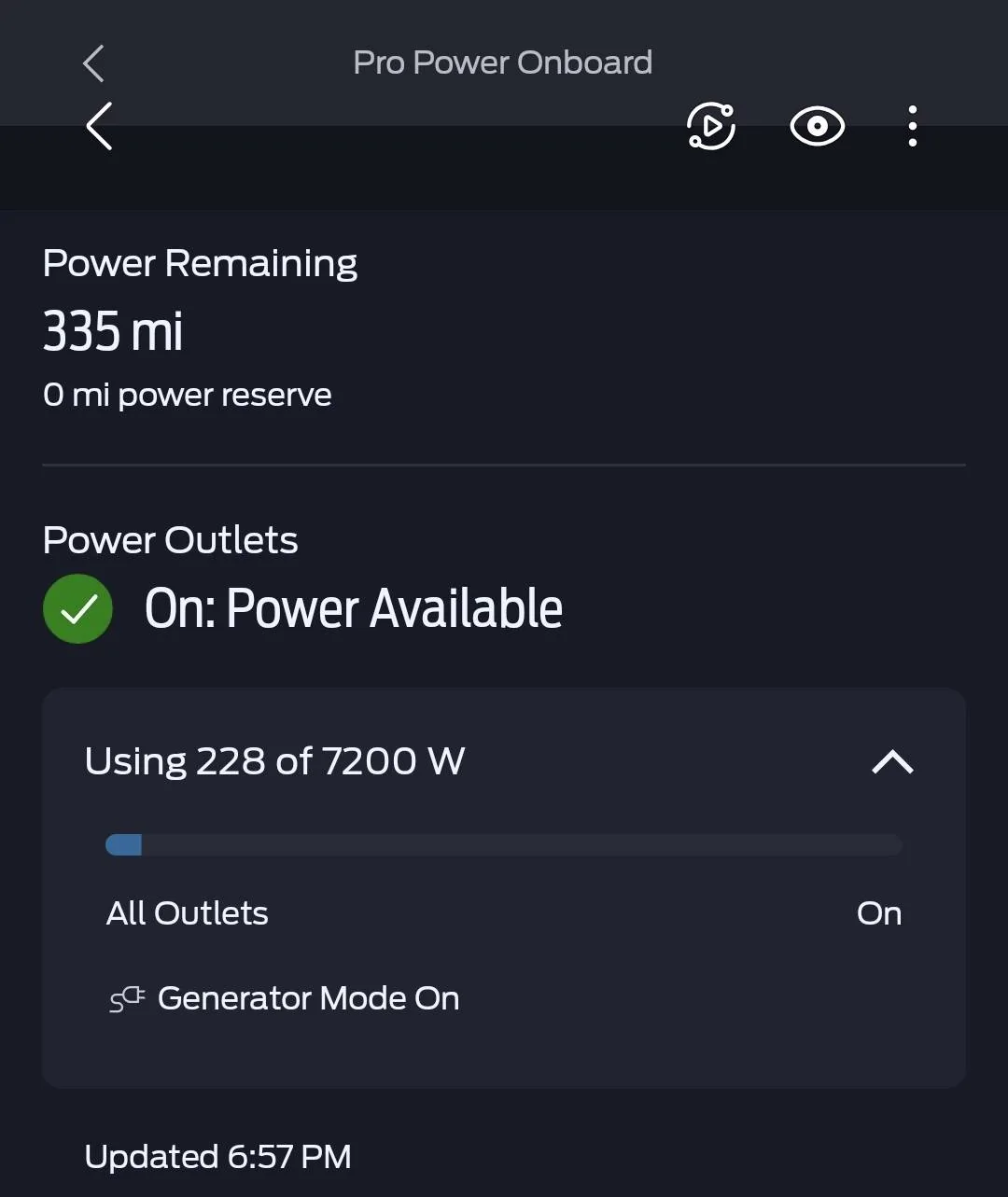 Ford F-150 Pro Power Onboard is back in FordPass 5.22.0! Screenshot_20250619_194851_Gallery