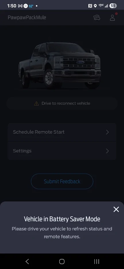 Ford F-150 Pro Power Onboard is back in FordPass 5.22.0! Screenshot_20250620_135012_FordPass