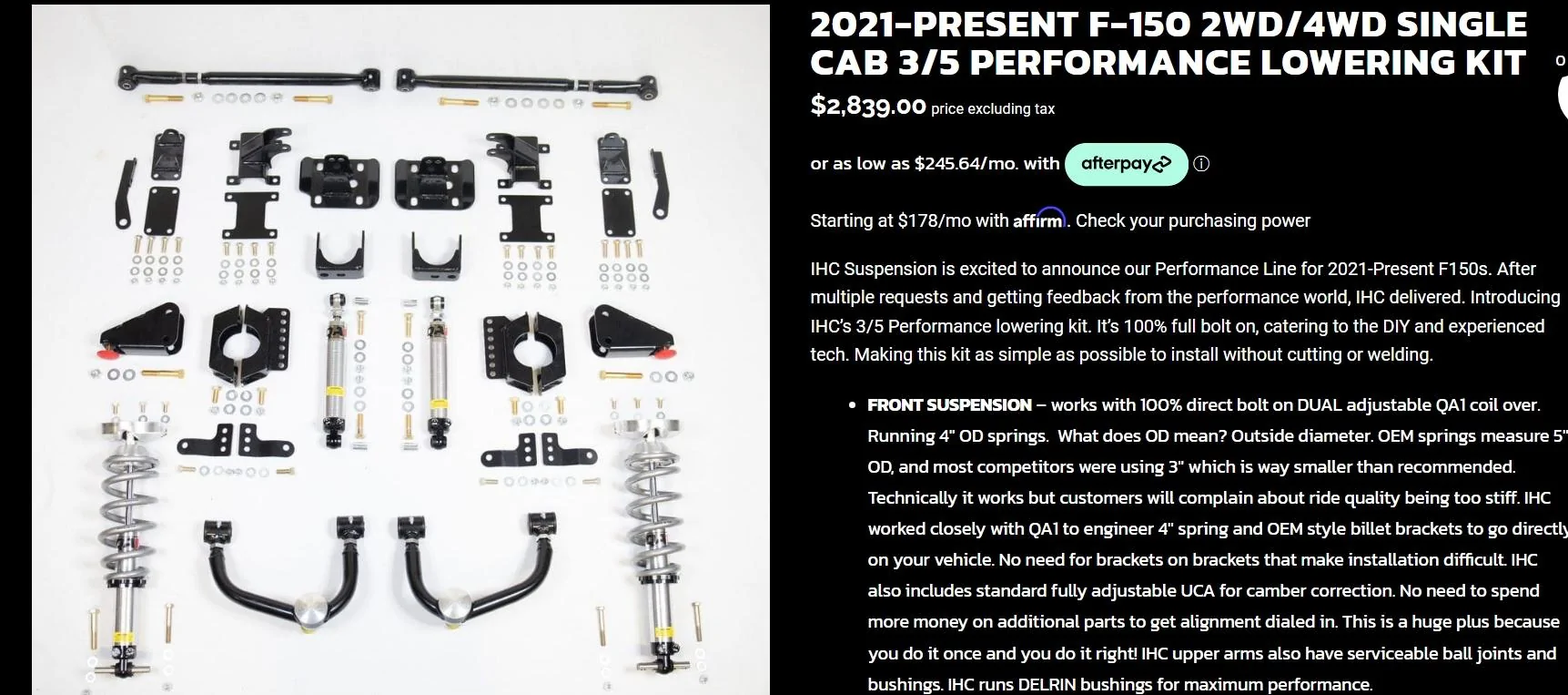 Ford F-150 Suspension mods for 2WD Screenshot_28-5-2024_85736_ihcsuspension.com
