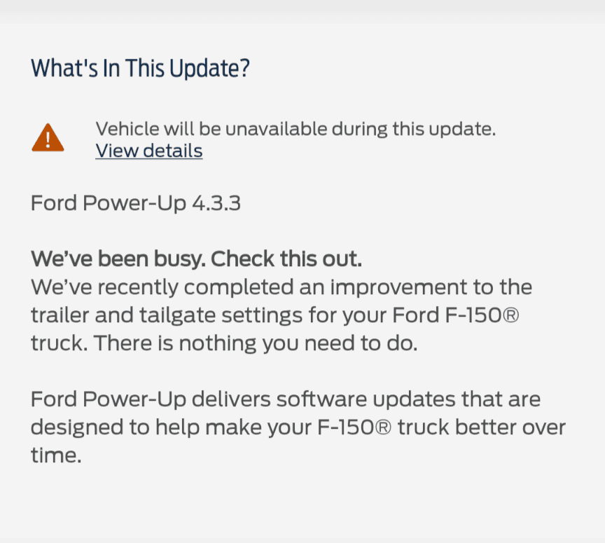 Ford F-150 2021 Owners - What is your OTA Version? share_4407507870641629656