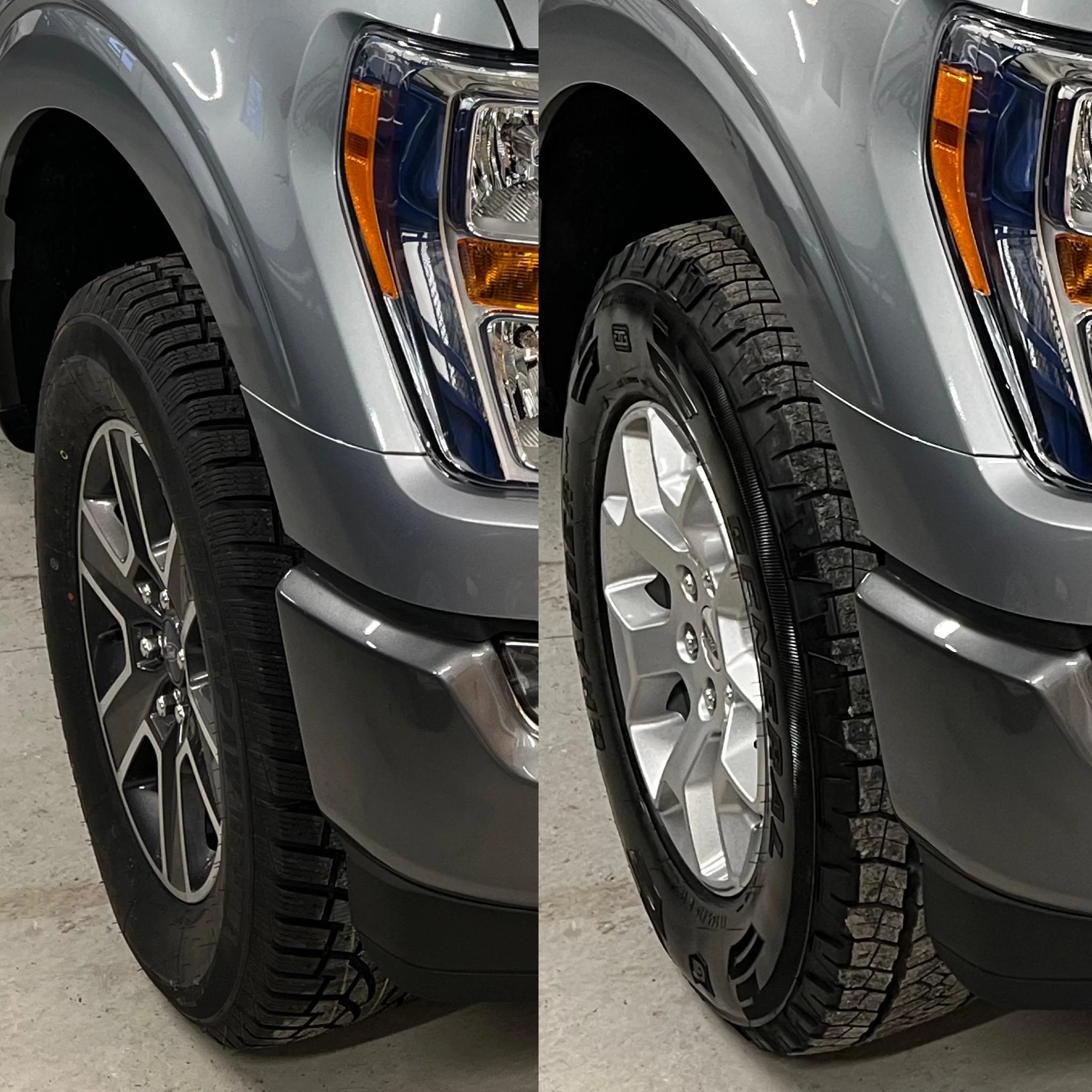 Ford F-150 Received my 2022 F-150 XLT Iconic Silver - Two Tone - HDPP side by side wheels