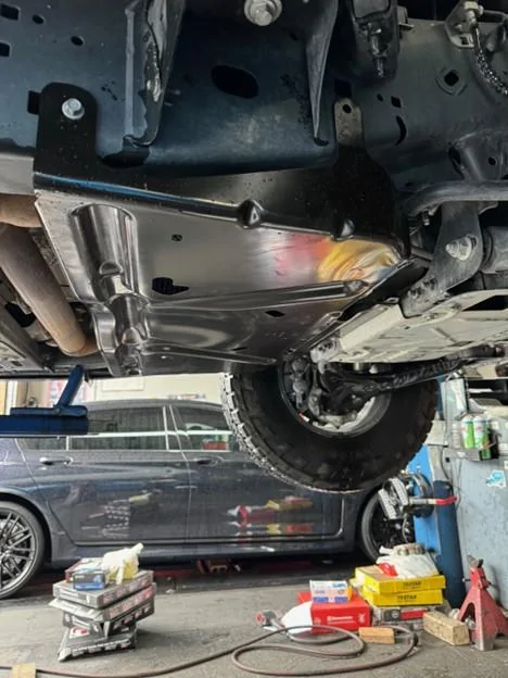 Ford F-150 Got FX4 Skid cover installed/goodbye Diaper Skid main