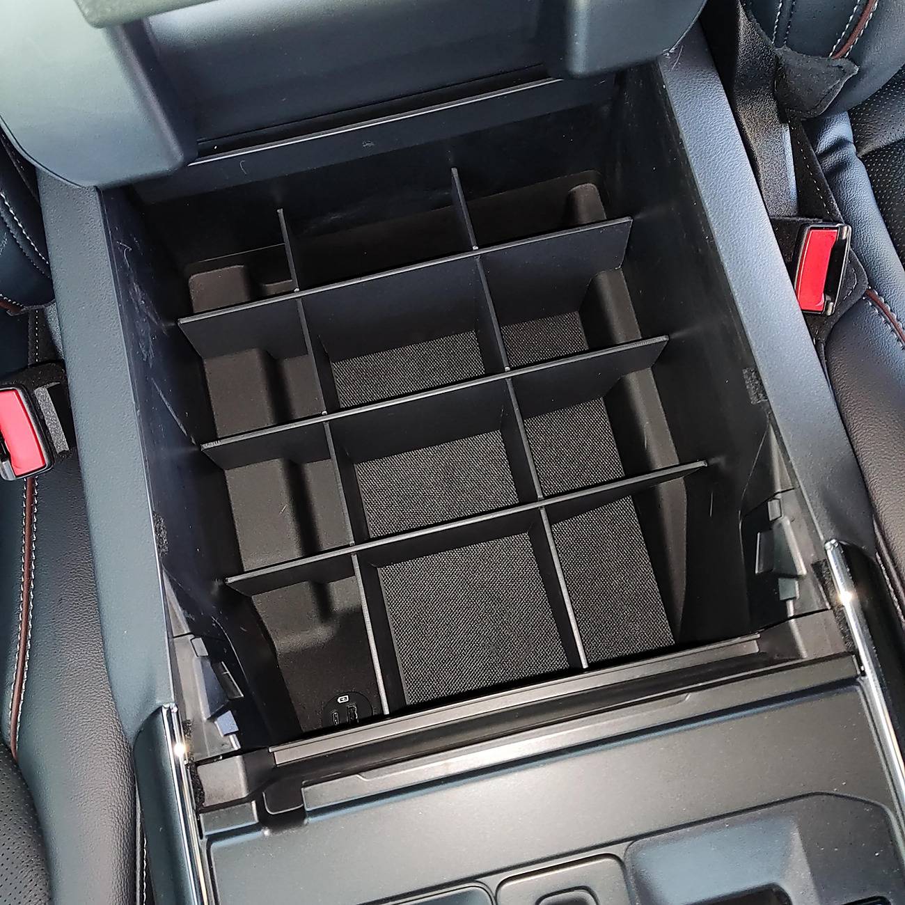 Ford F-150 Vehicle OCD brand center console organizer - promo code SLX169 - installed
