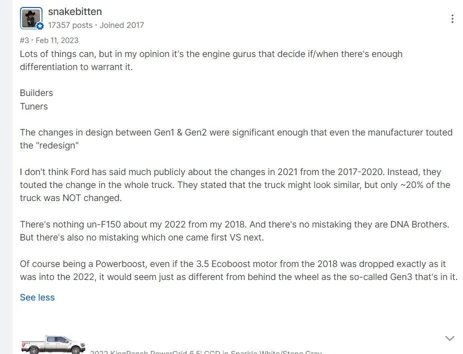 Ford F-150 Catastrophic failure on tuned Ecoboost snak