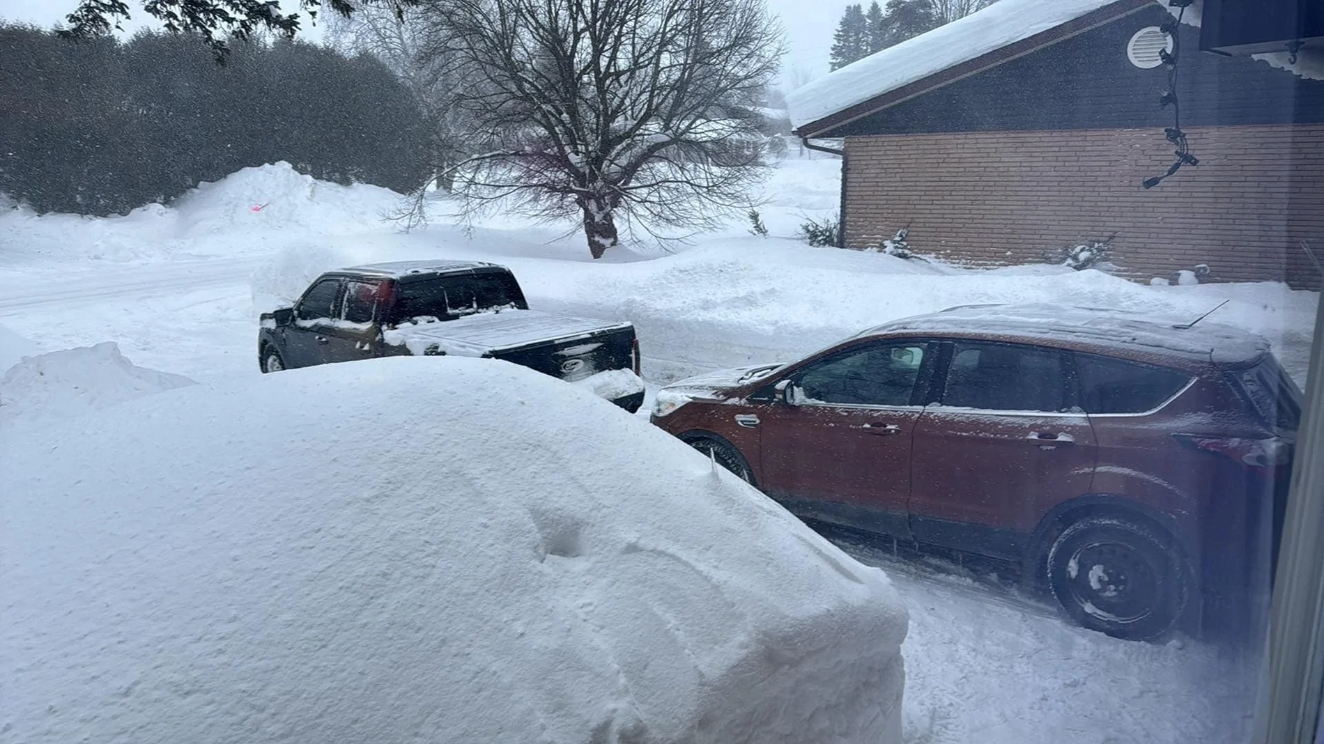 Ford F-150 2024 SCREW Antimatter Blue 4x4 2.7L Build Thread snow bank