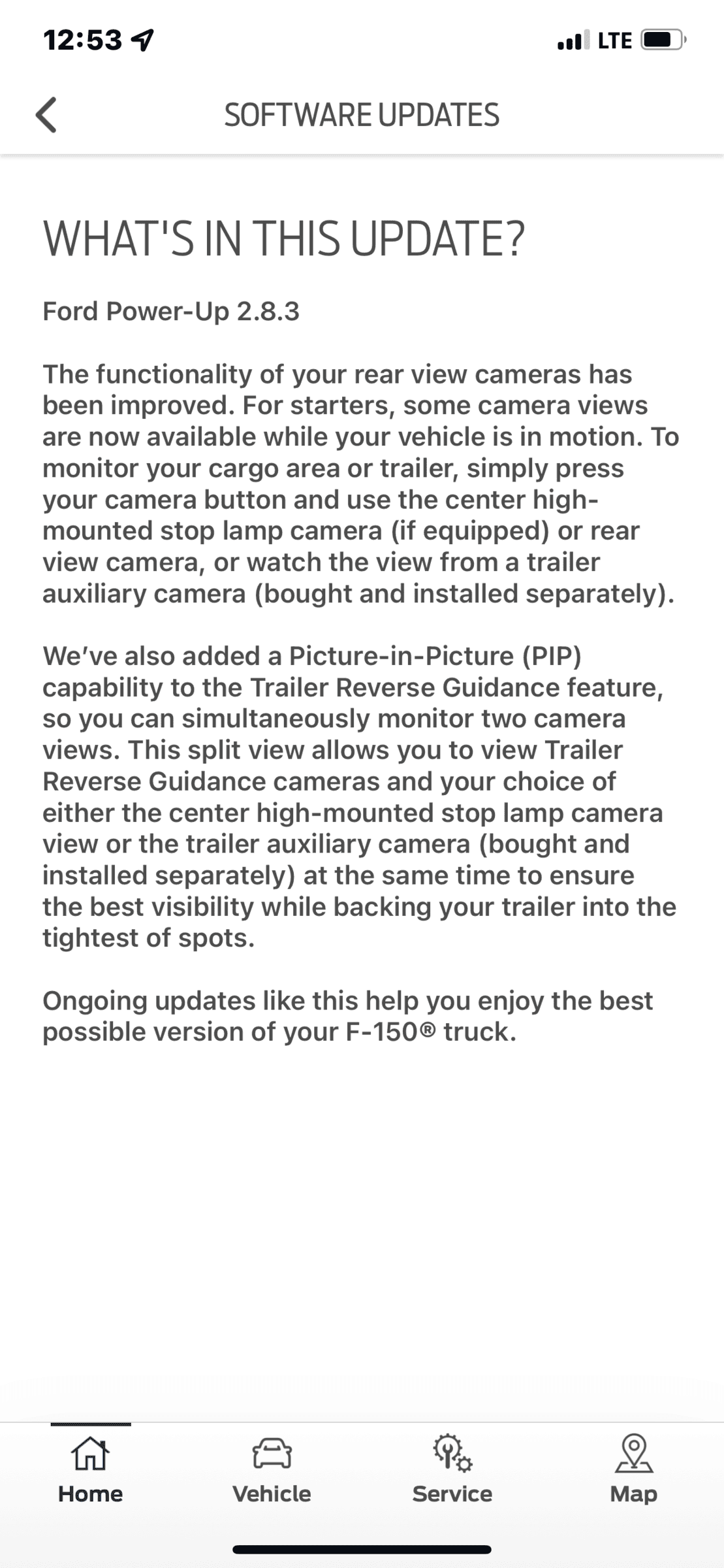 Ford F-150 Bluecruise OTA Status? software 2.8.3