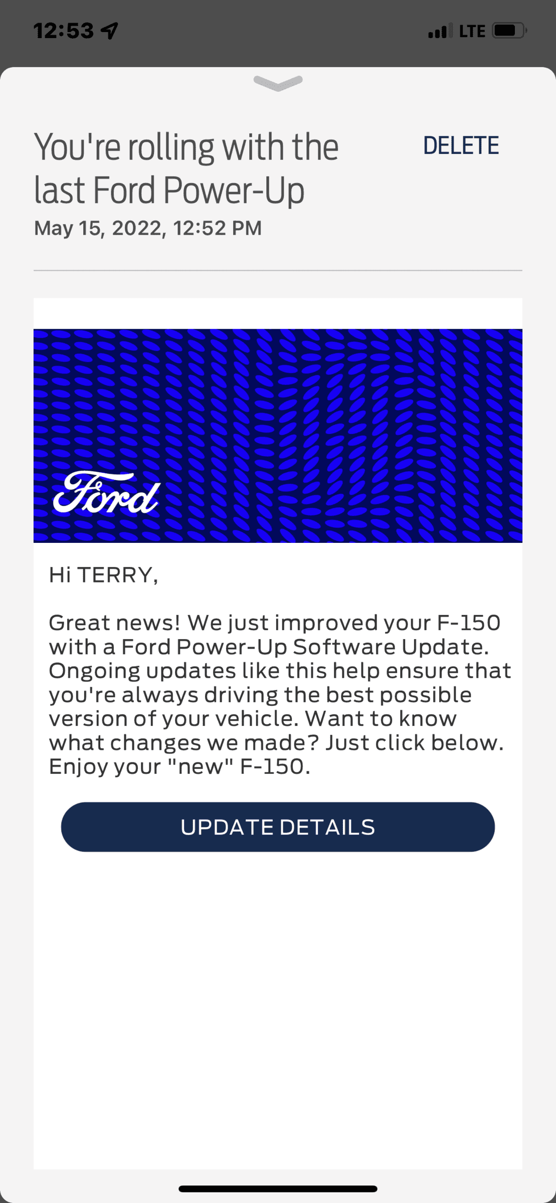 Ford F-150 Updates Will Not Turn On software update