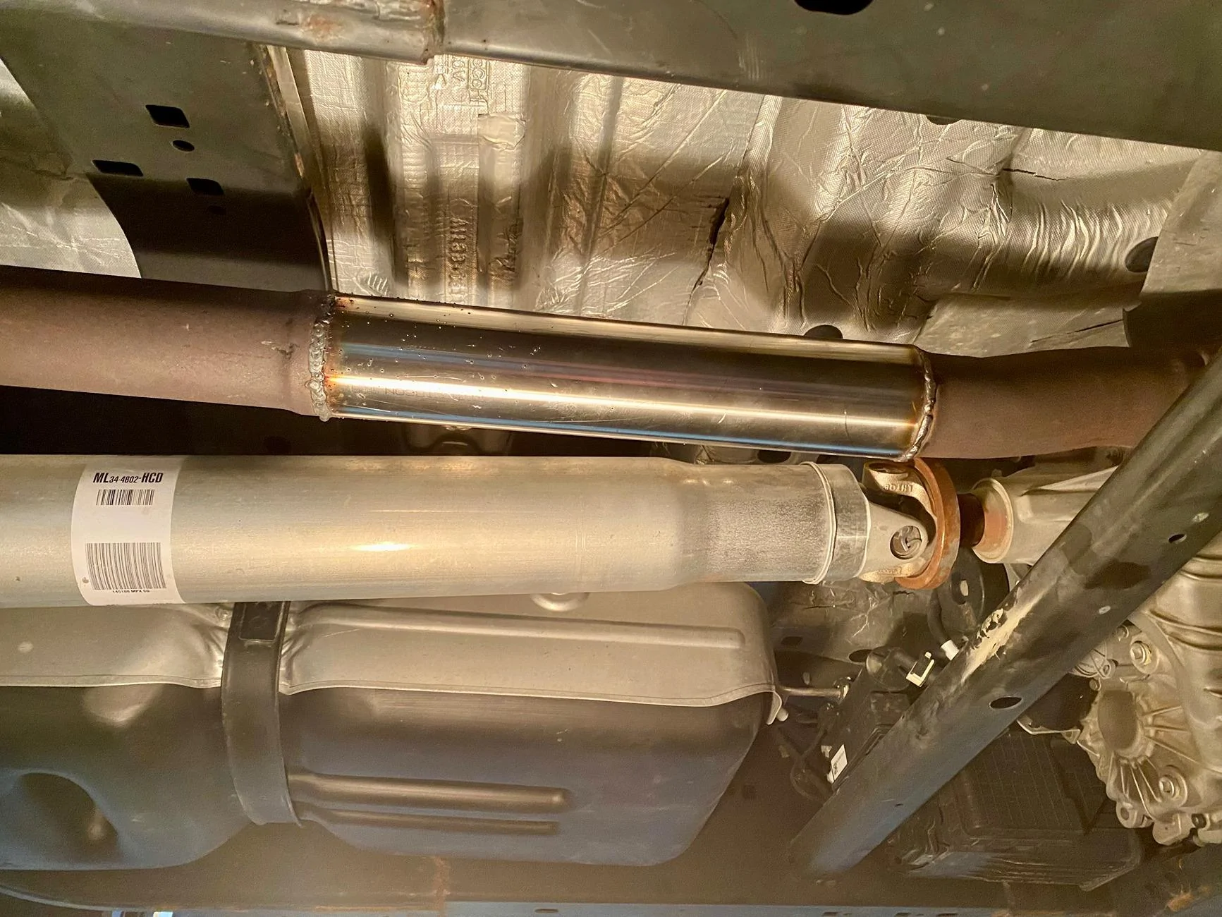 Ford F-150 Exhaust Resonator (Pre-muffler) Rattle SS Pi