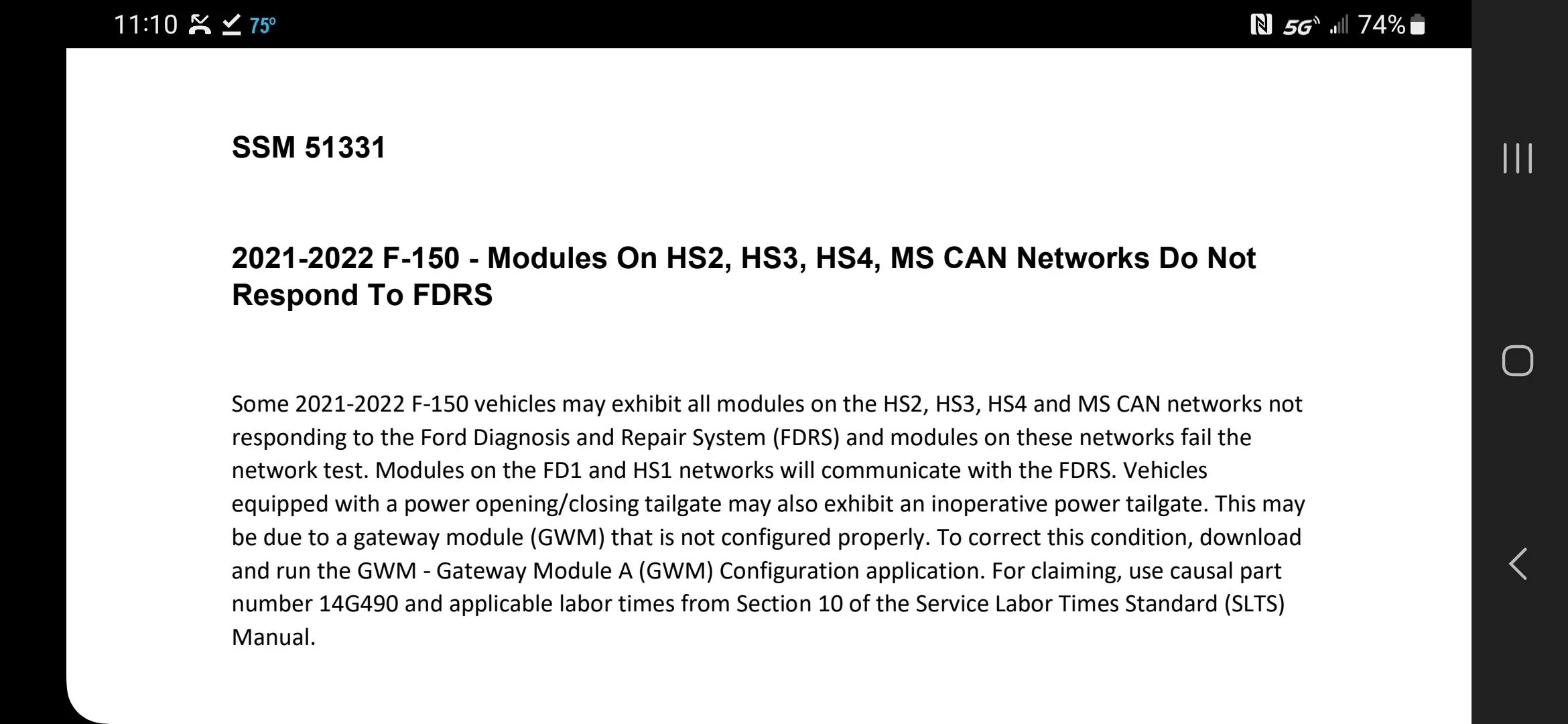 Ford F-150 ECU module programming guide using FDRS SSMOneDriv
