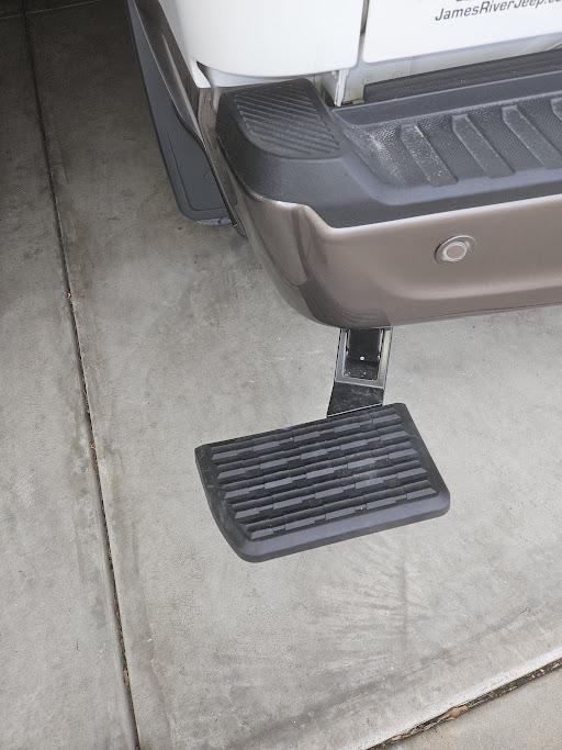 Ford F-150 AMP Research BedStep Installation step down