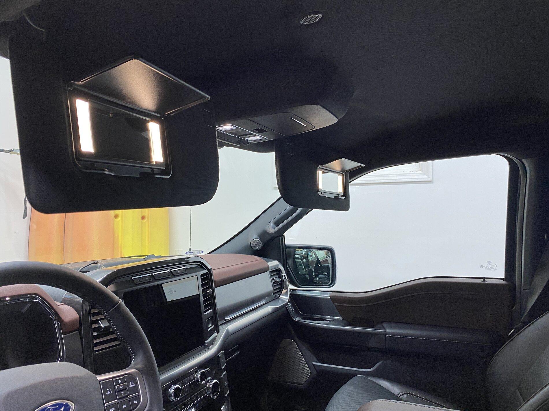 Ford F-150 Post more pictures owners!!! sun visors.JPG