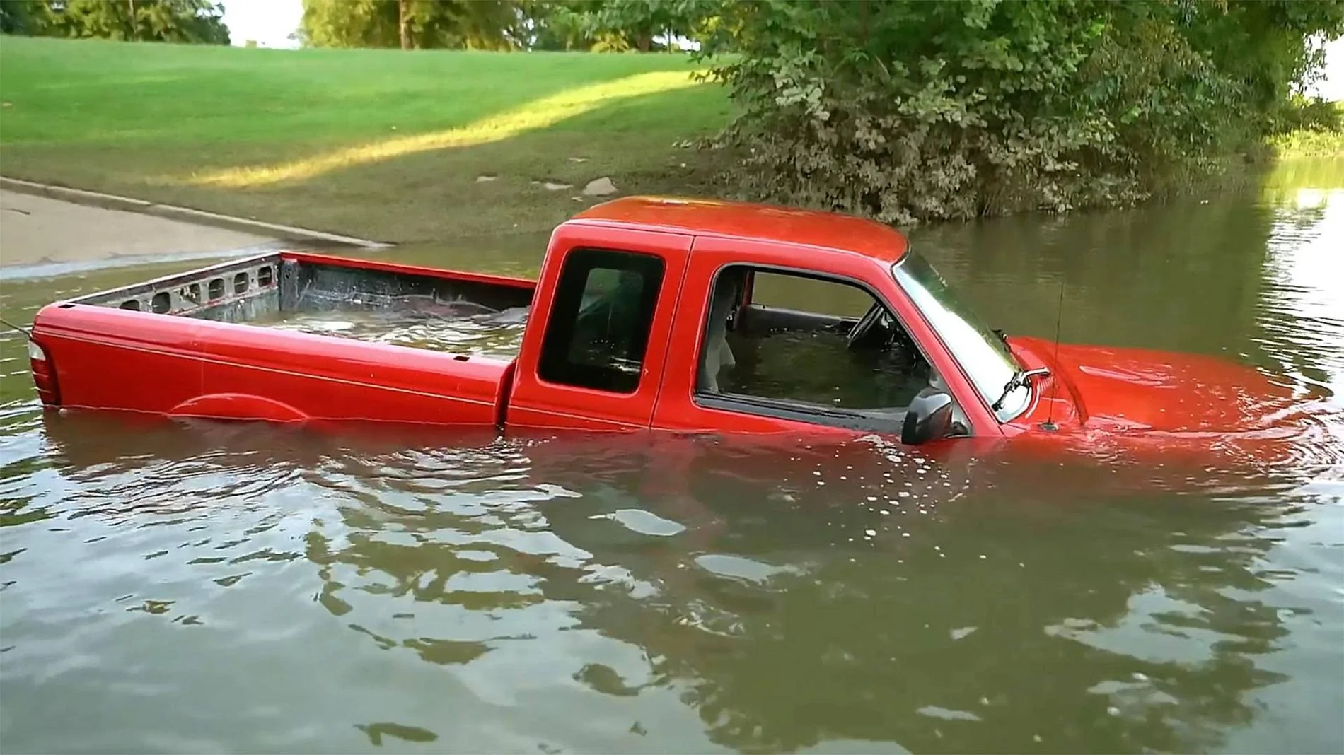 Ford F-150 Tilting seats: curioser and curiouser sunken-ford-ranger-recovery