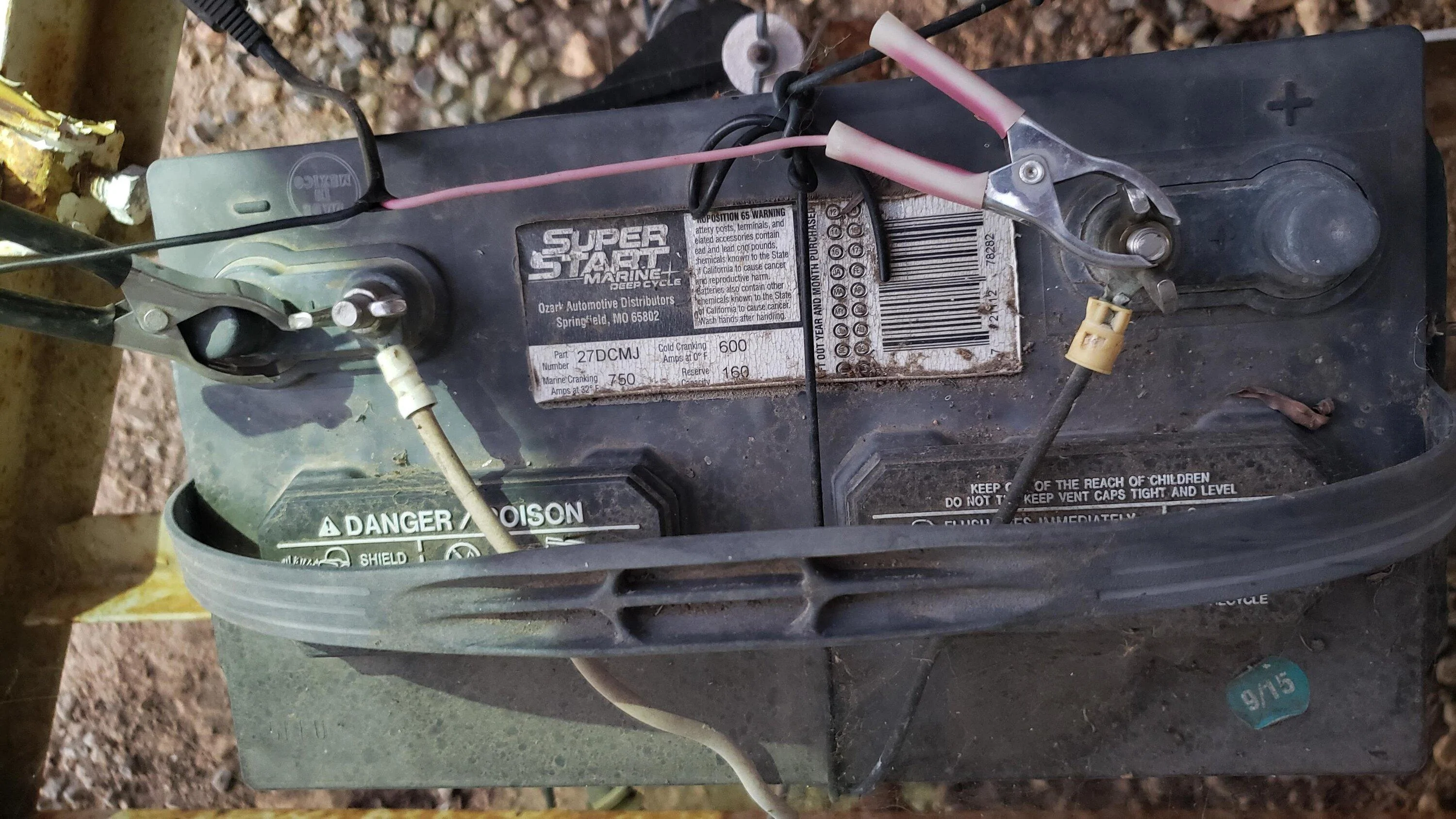 Ford F-150 Travel Trailer Battery Issue (not F-150 related) Super Start MDC Battery