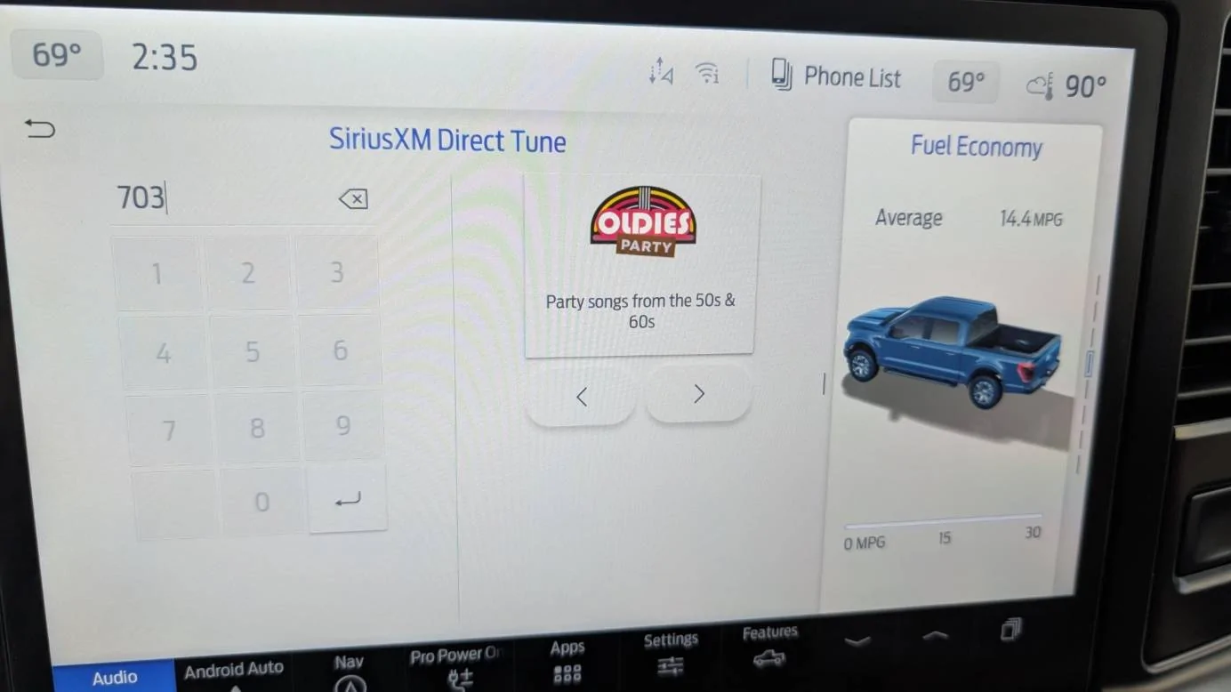 Ford F-150 Another SYNC / SXM Issue SXM Problem Pic