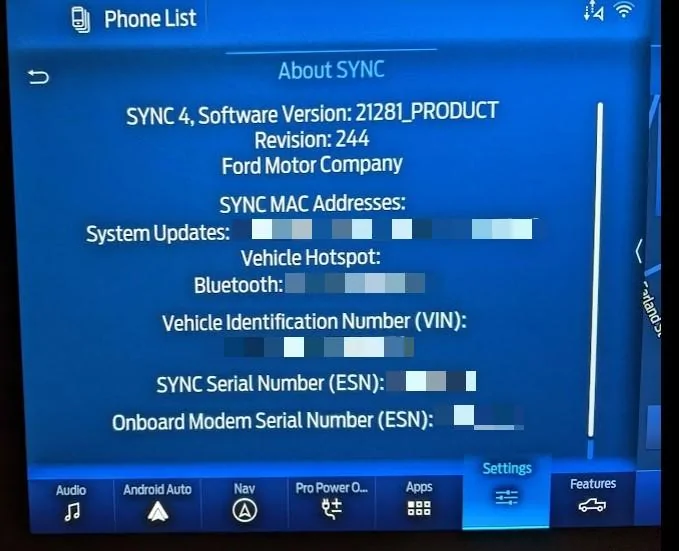 Ford F-150 2021+ F-150 FORScan List / Database / Spreadsheet sync updat