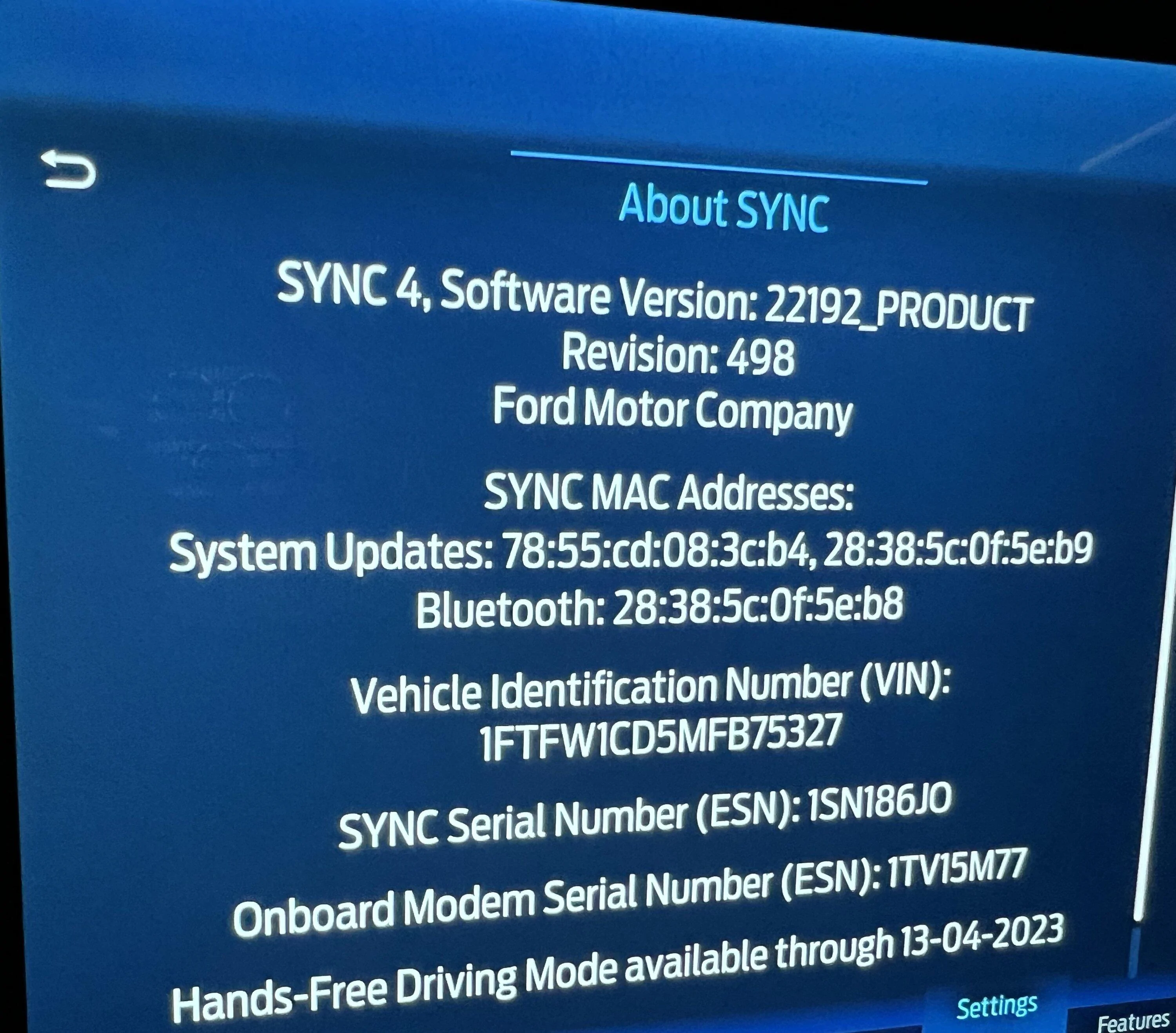 Ford F-150 ECU module programming guide using FDRS sync