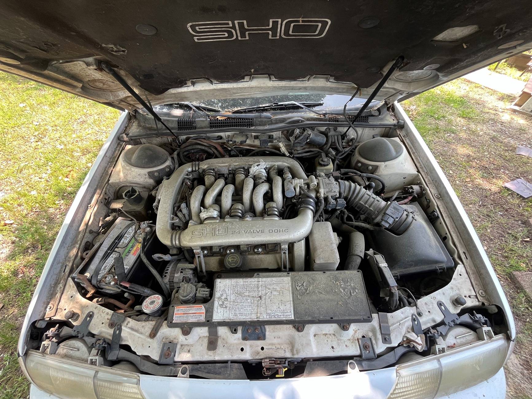 Ford F-150 What’s in Your Garage (Besides Your F-150)? Let's Share!🚗🛠️ Taurus engine