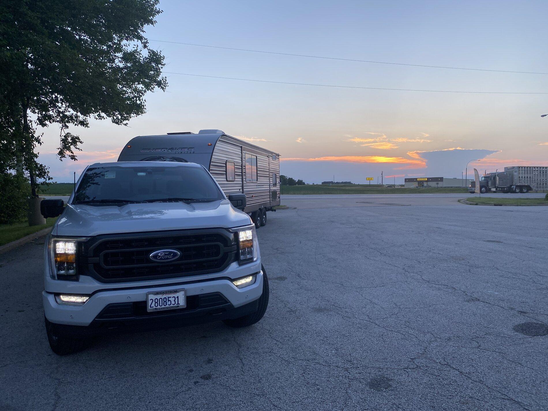 Ford F-150 3.5 eco boost towing tempImage46syKE