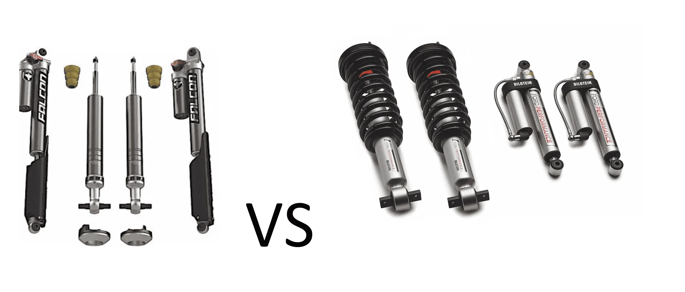 Ford F-150 Teraflex Falcon vs Ford Performance Leveling Kit Teraflex Falcon vs Ford Performanc