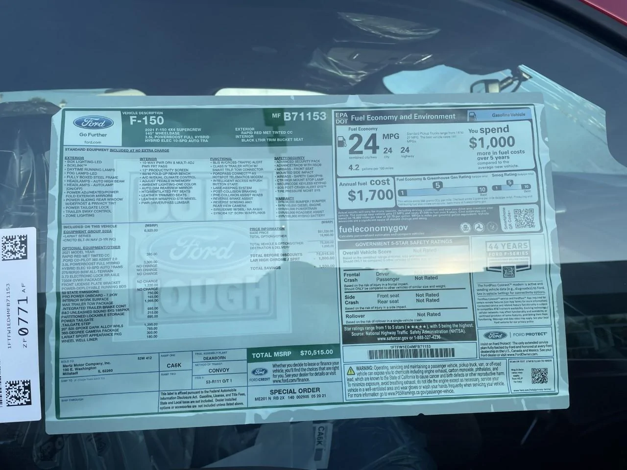 Ford F-150 Full tow package without extended mirrors thumbnail_IMG_3333