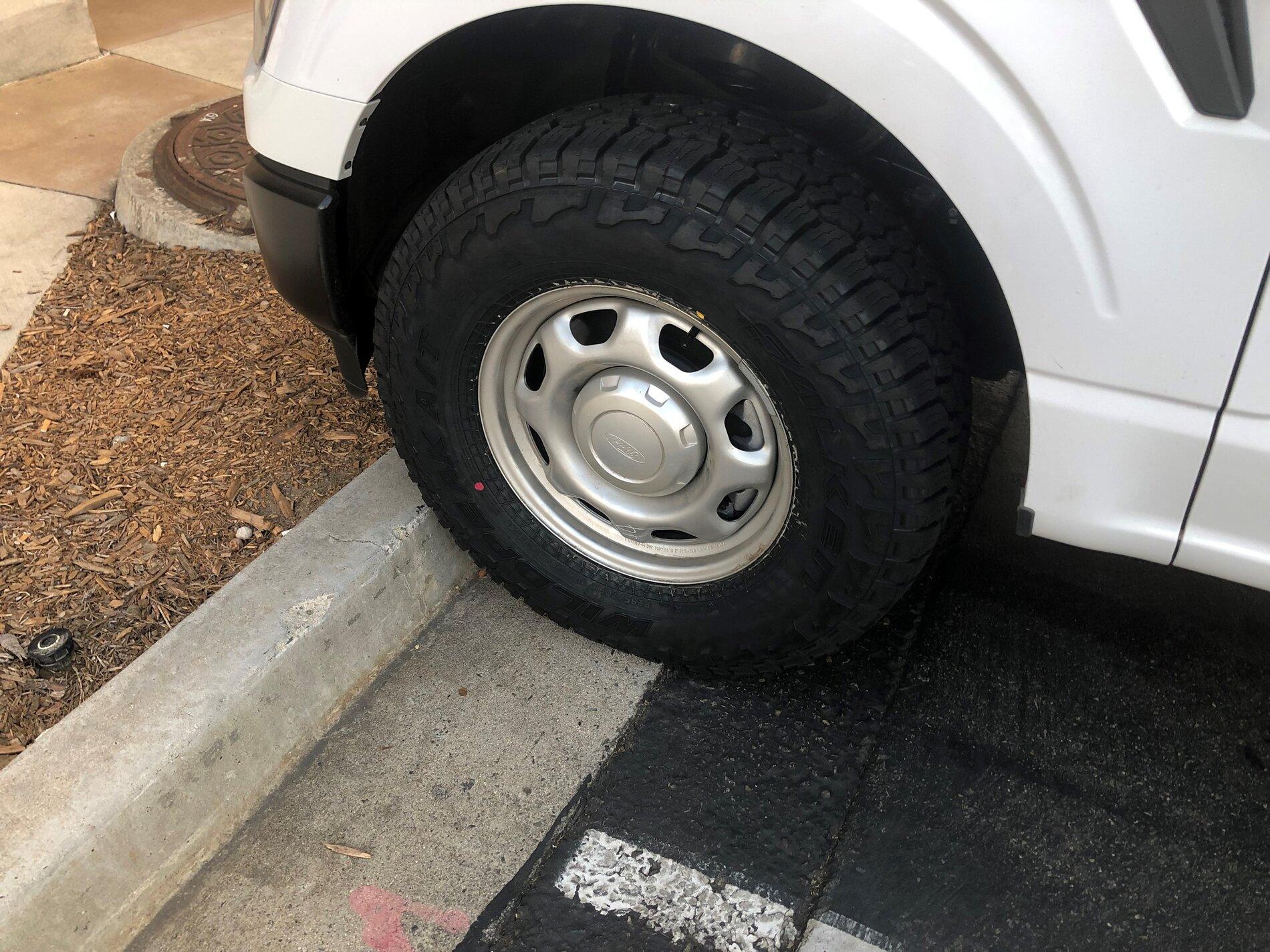 Ford F-150 285/70-17 Falken AT3W on Stock Steel Wheels Plus Tire Specs Tire 2