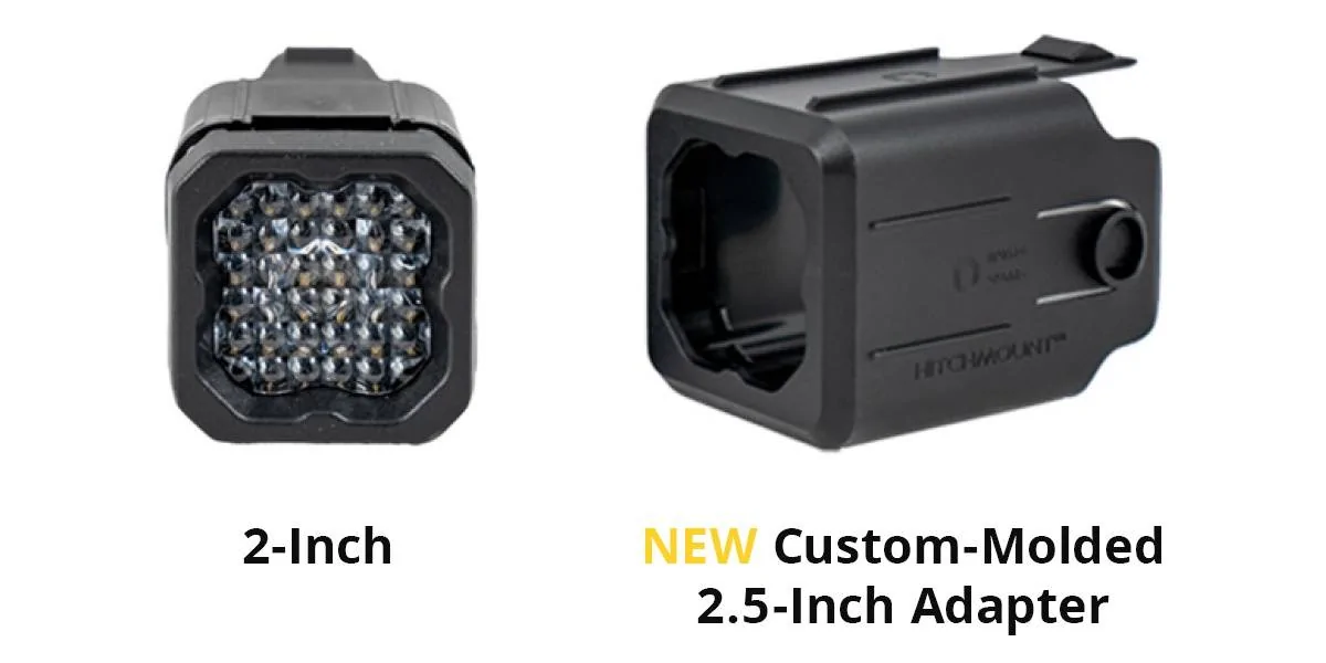 Ford F-150 NEW HitchMount LED Pod | 68% Brighter + 2.5" Adaptor TLR9JTj