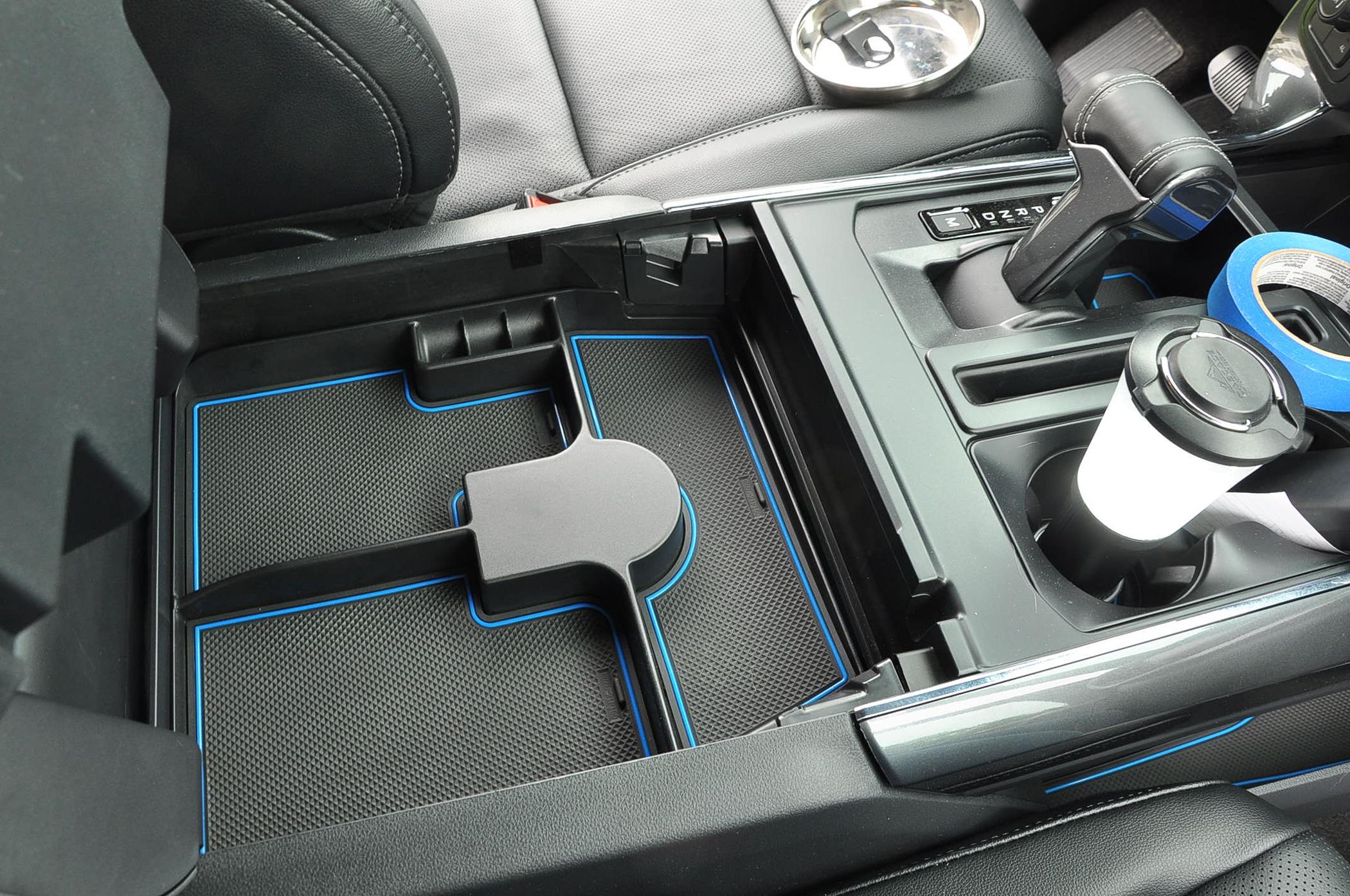 Ford F-150 Console Half Safe installed Tray2.JPG