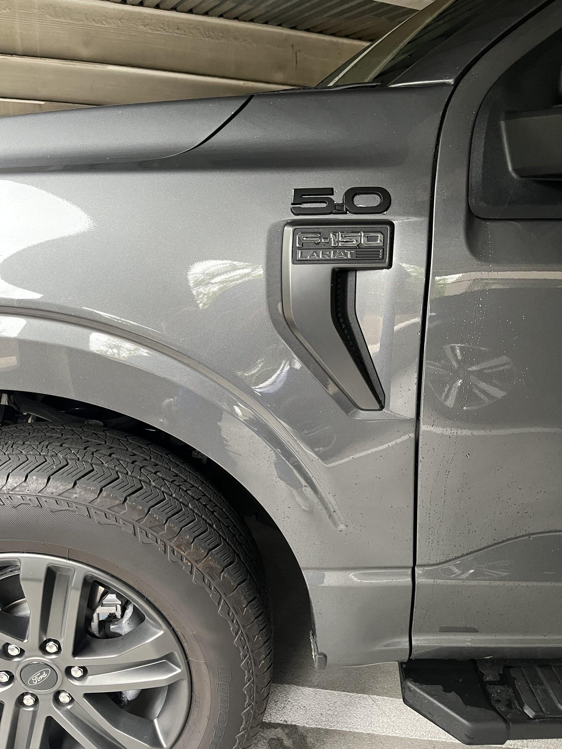 Ford F-150 5.0 Badges truck badge.JPG