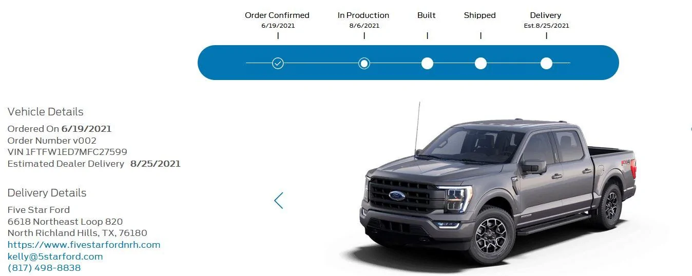 Ford F-150 8/2 Build Week Truck Production