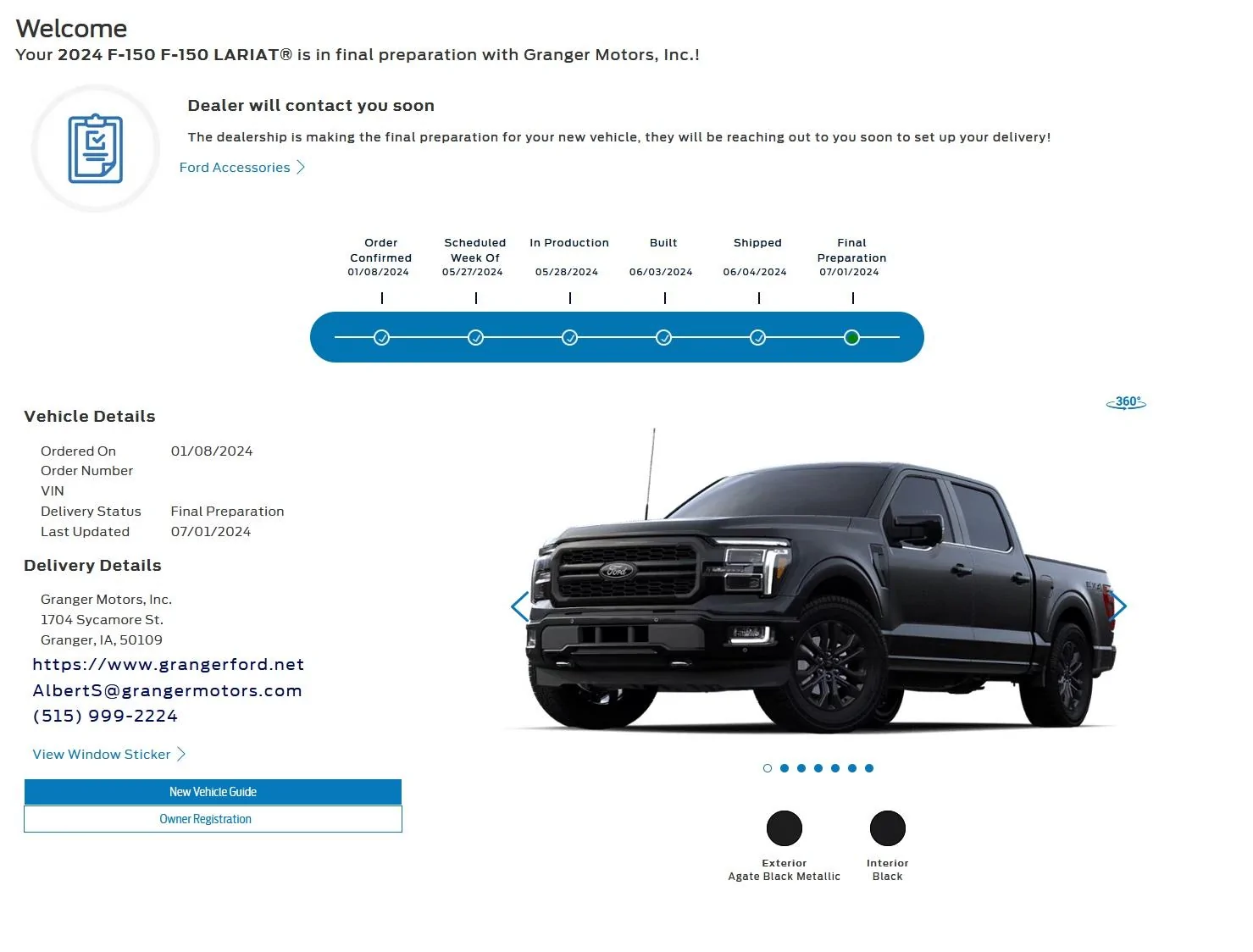 Ford F-150 Lariat With PAT Scheduled For Production truck