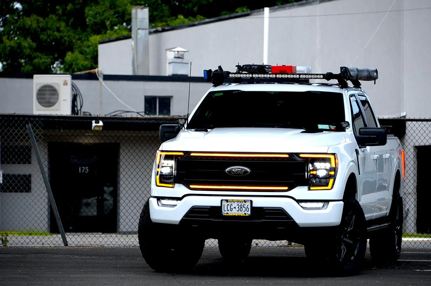 Ford F-150 Morimoto Headlights & Grille Installed Truck4