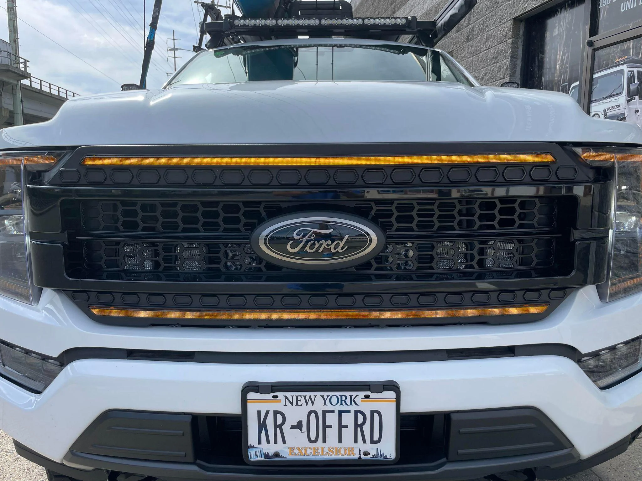 Ford F-150 NEW | Behind the Grill Light Kit from KR Off-Road Truck4