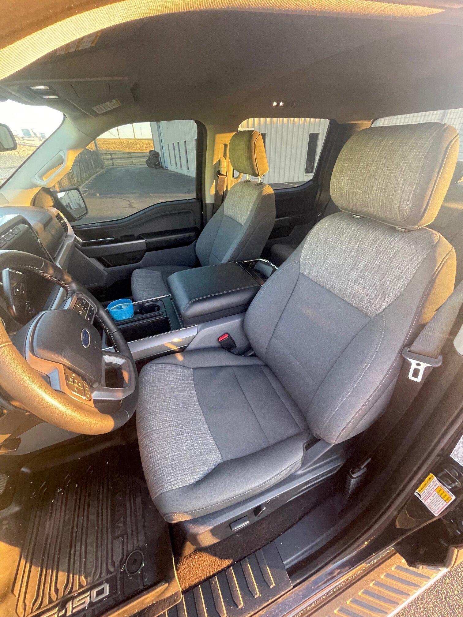 Ford F-150 RoadWire Leather Seat Covers installed in 2021 XLT Unknown