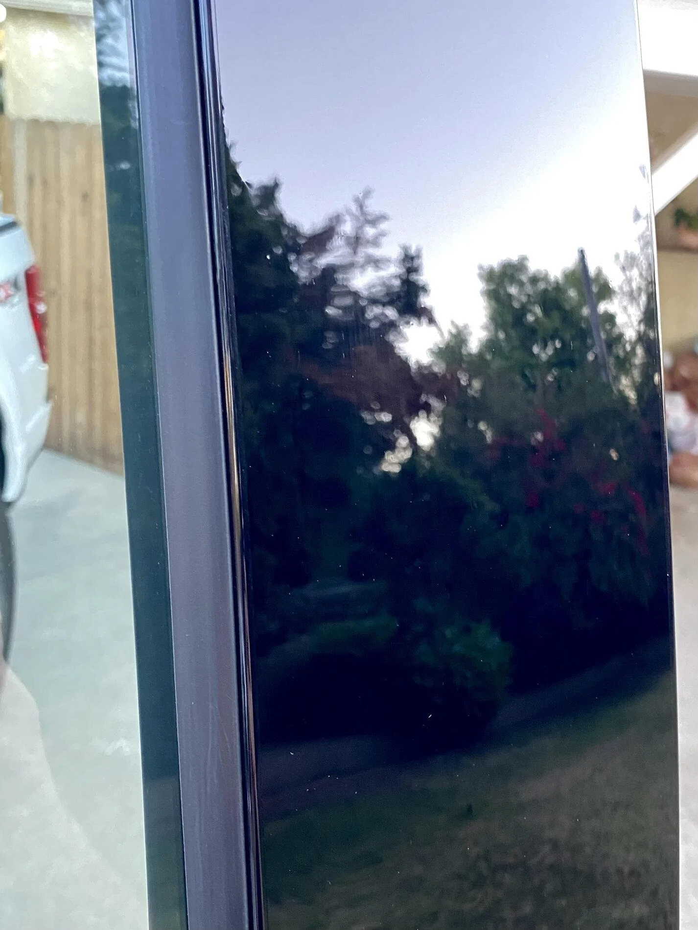 Ford F-150 B-Pillar Trim PPF and Matte Screen Protector! unscratched - color corrected