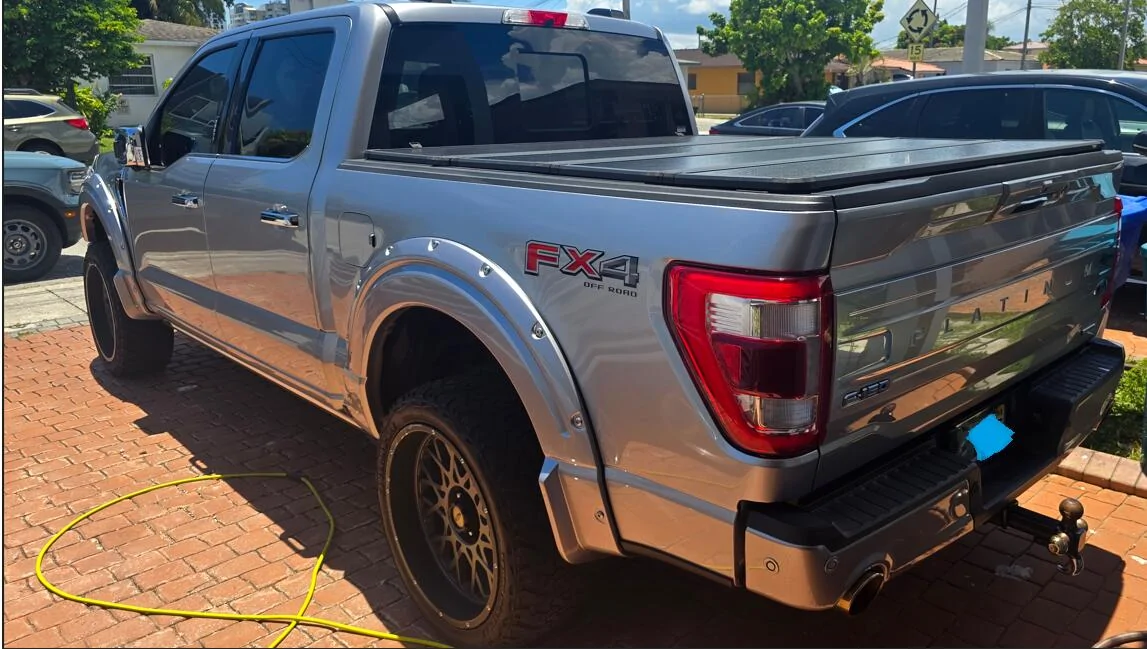 Ford F-150 Swapping the Lariat rear bumper for the Tremor rear bumper Untitled