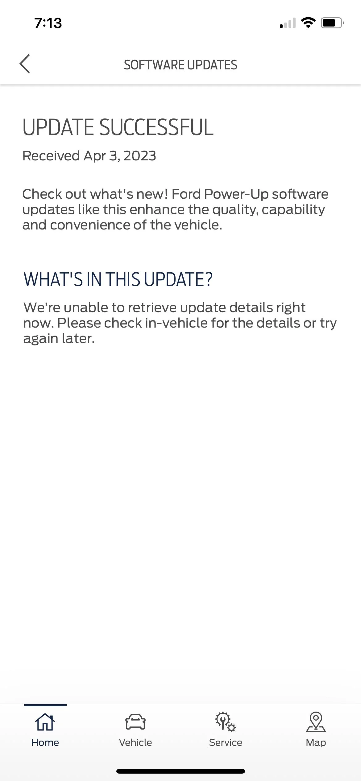 Ford F-150 Power-Up 4.2.2 Software with CarPlay Update! Upate Screen Shot