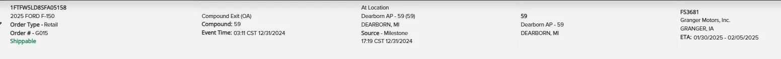 Ford F-150 2025 F-150 Scheduling This Week (10/24/24) for Production Weeks 11/18 - 12/9 updates_9b44e525431fe1e85f7d45a3ae64e91942353769