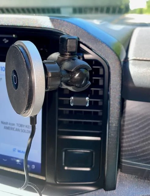 Ford F-150 Wireless Phone Charging for Lariat and Below Models vent2