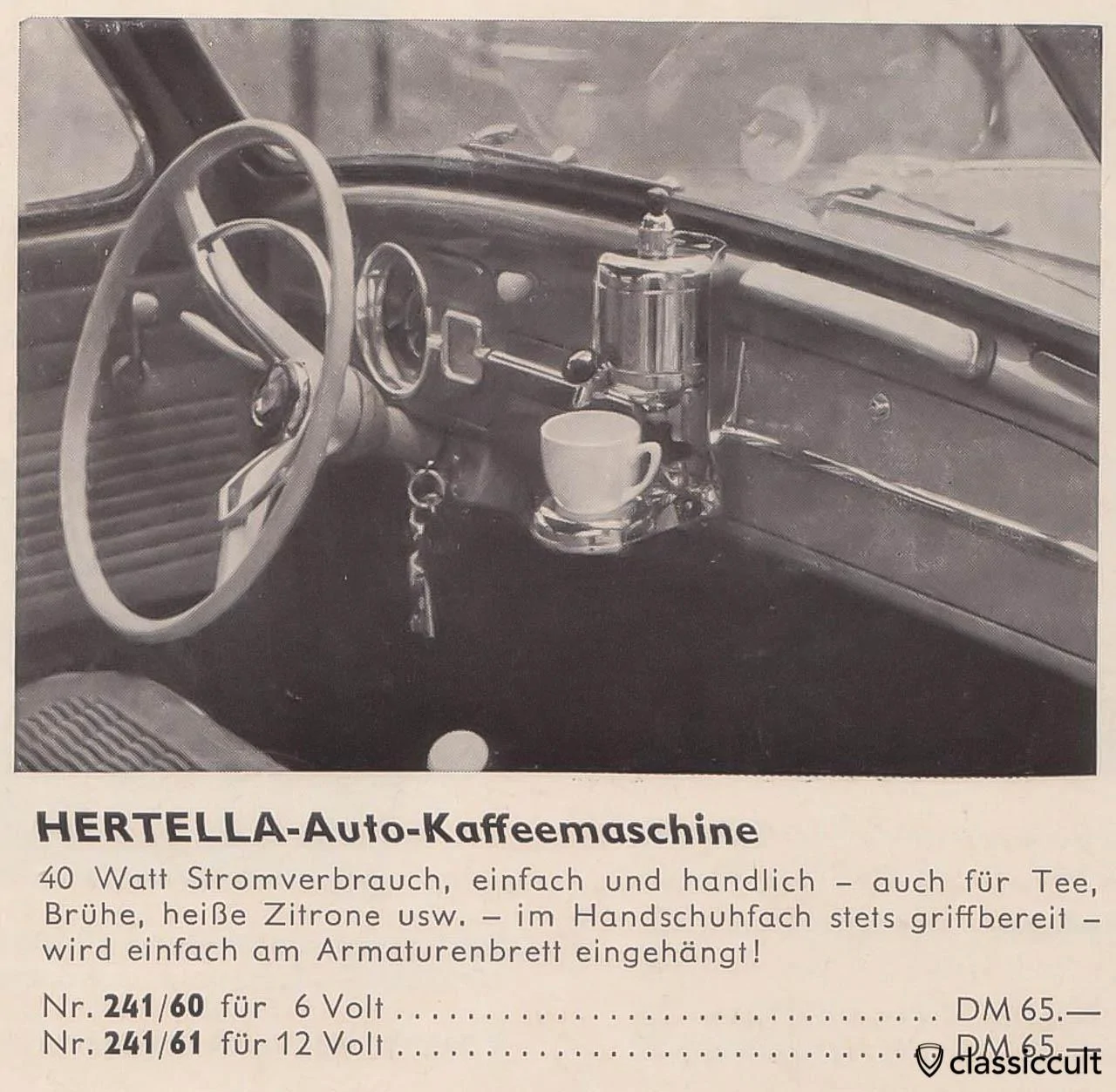 Ford F-150 ProPower espresso machine vw-bug-1959-coffee-machine-hertella