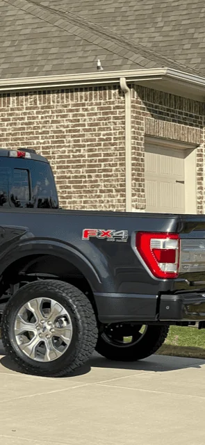 Ford F-150 Factory Wheels with Aftermarket Tire Thread wheel 3